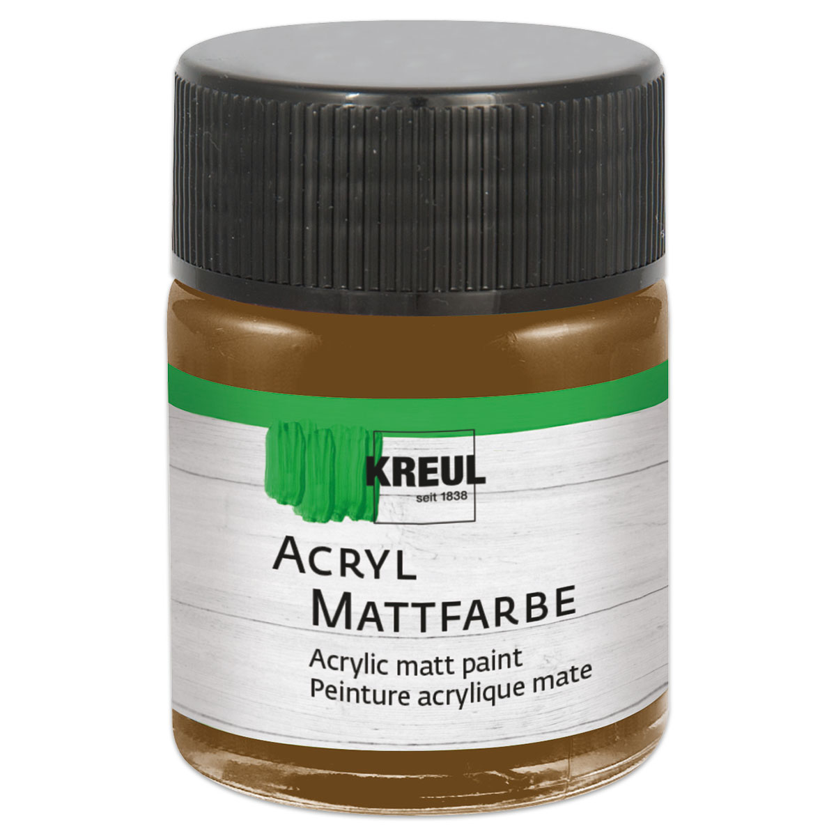 KREUL Acryl-Mattfarbe 50ml dunkelbraun