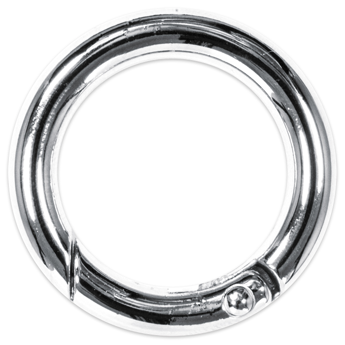 522604919YS2FzcNALnQN Metallverschluss Ring Ø 47mm platinfarben