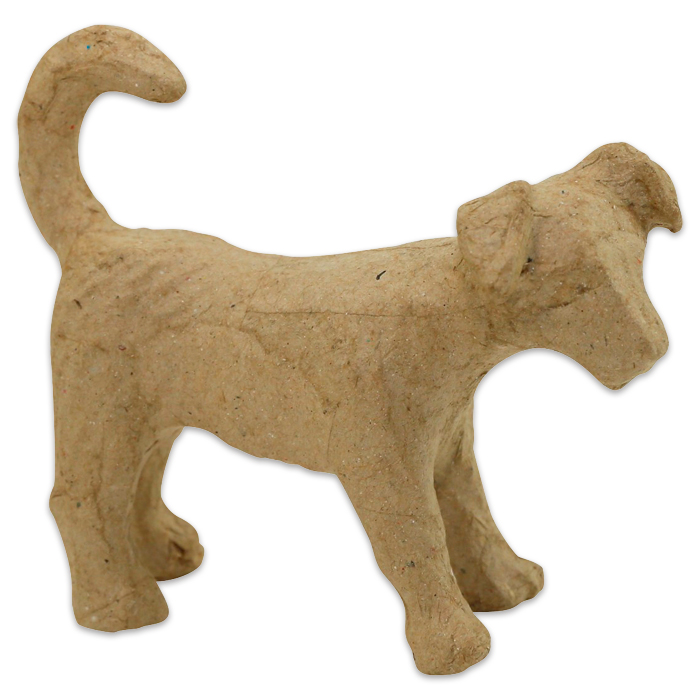 53700153S68iNoD8ZqpUt Hund Pappmaché 11x3,5x8,5cm