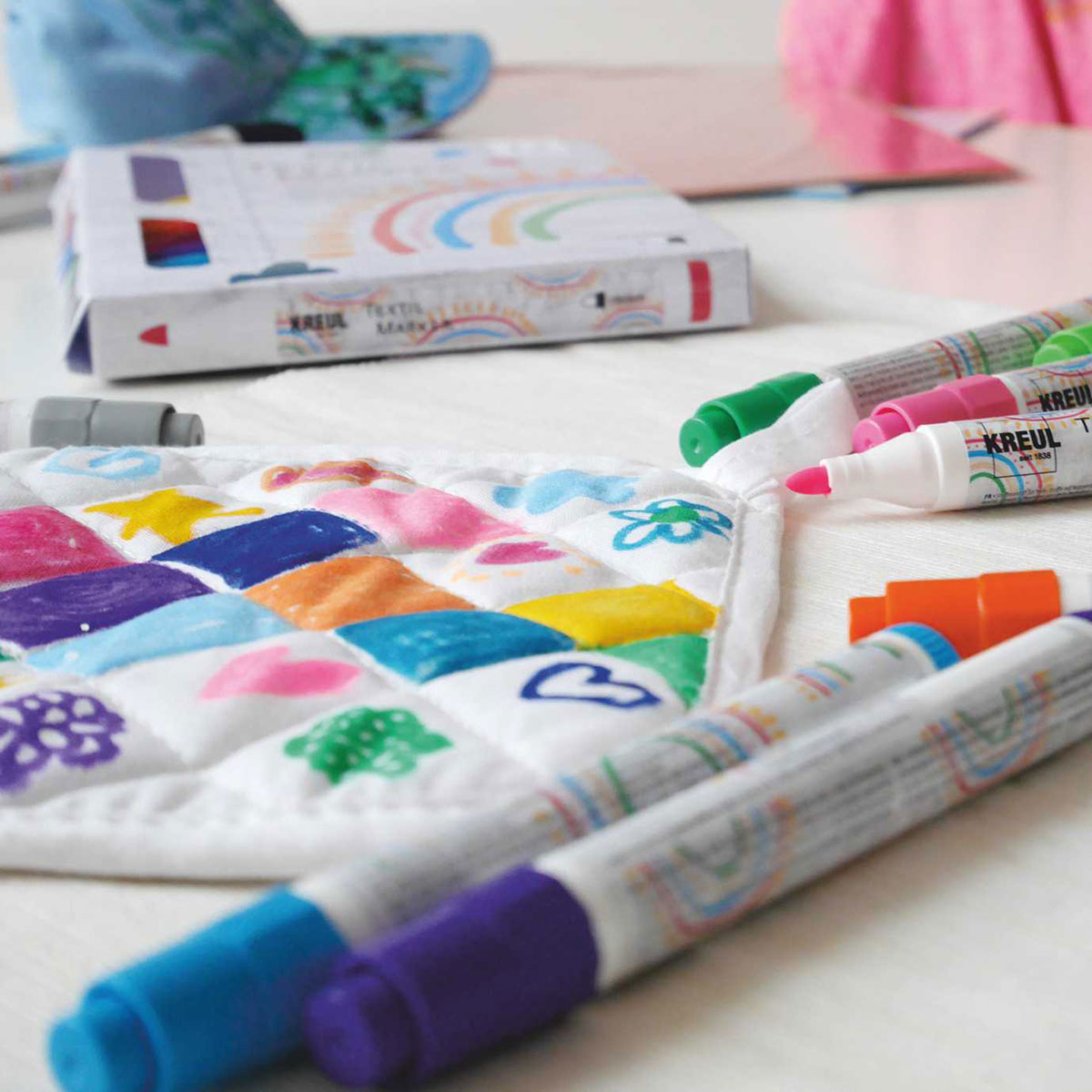 KREUL Textil Marker medium Junior 12 St./Farben KREUL Textil Marker medium Junior 12 St./Farben