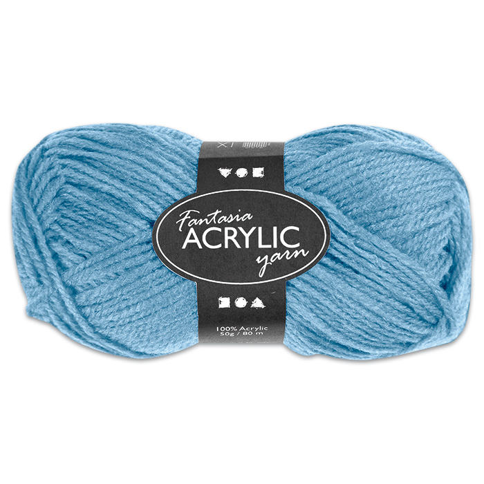 Fantasia Acryl-Wolle 50g hellblau