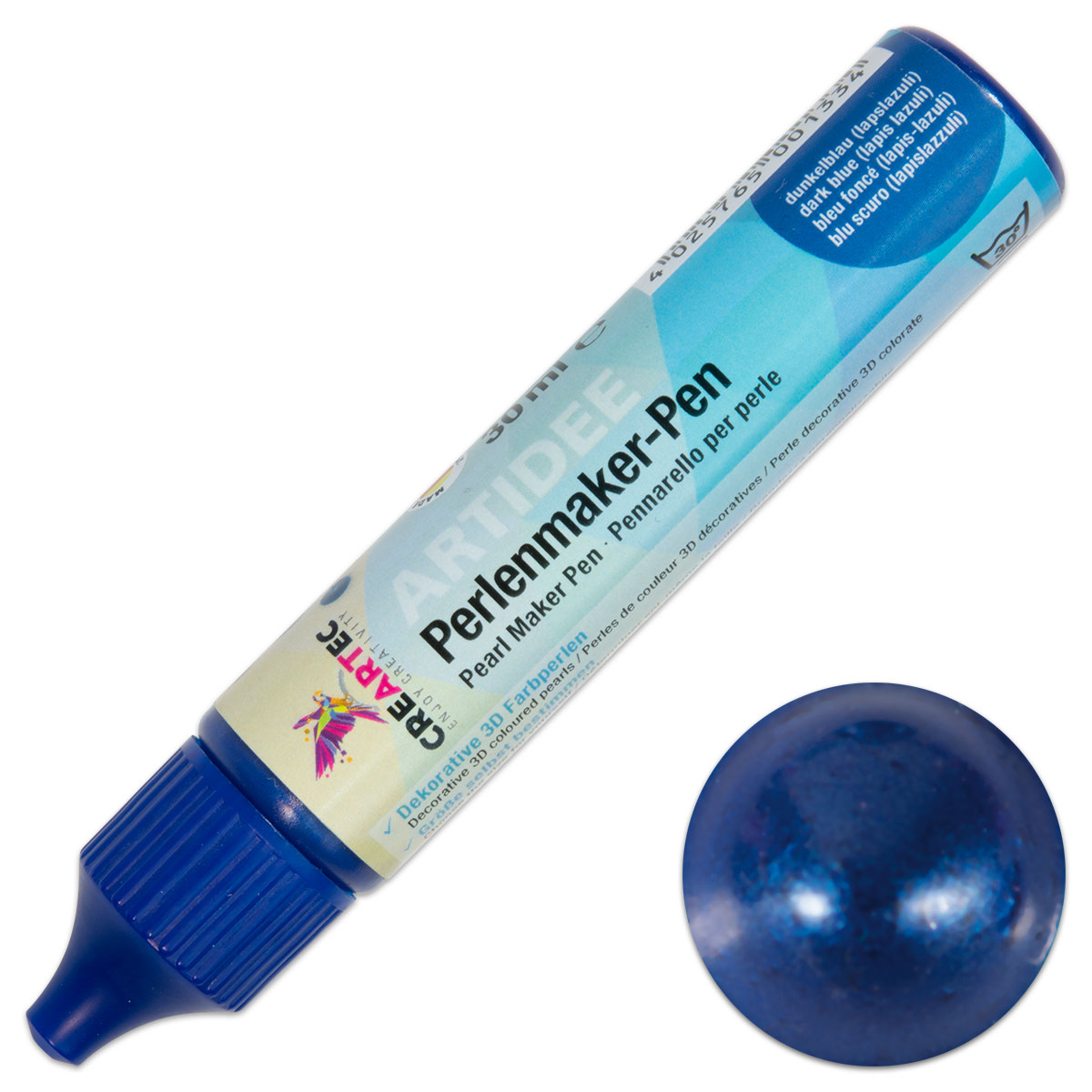 Perlenmaker-Pen 30ml Effekt dkl.blau/lapislazuli
