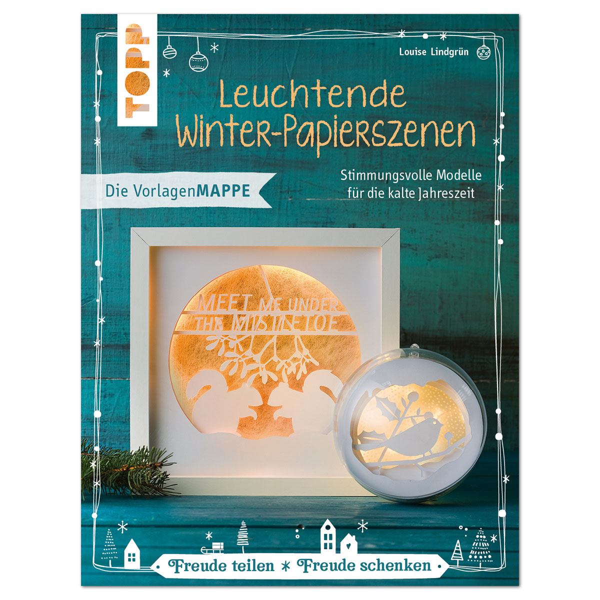 Buch -  Leuchtende Winter-Papierszenen