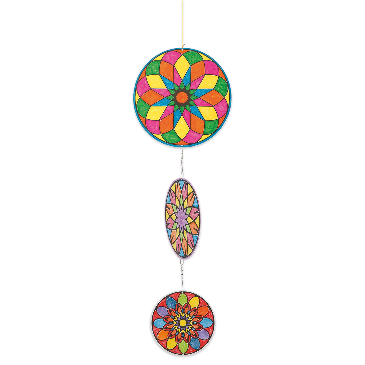 50323581_3 Mandala-Aufhänger KartonØ 12/15/18cm 9 St. weiß