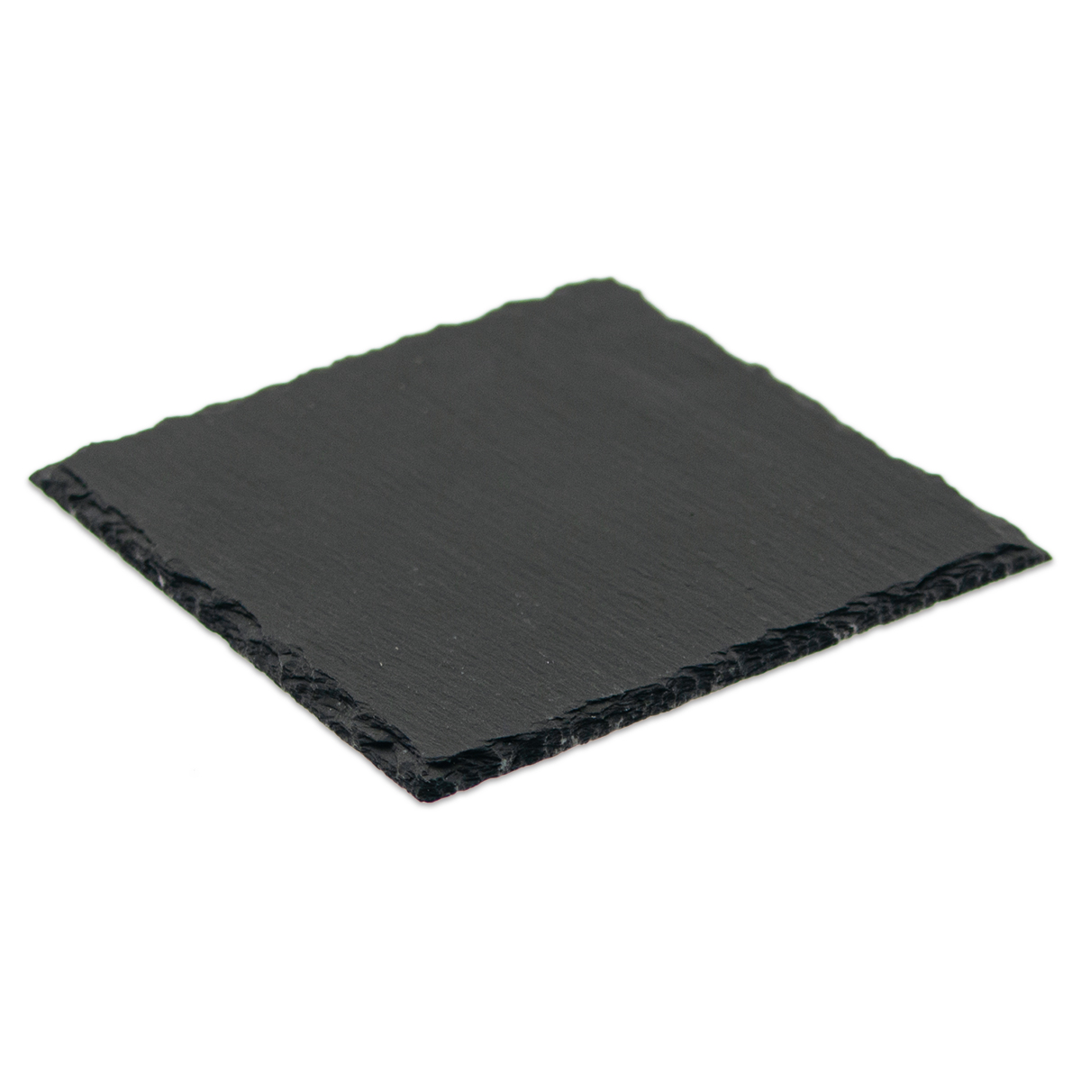 Schieferplatte quadratisch m. Anti-Rutsch-Pads 15x15x0,5cm