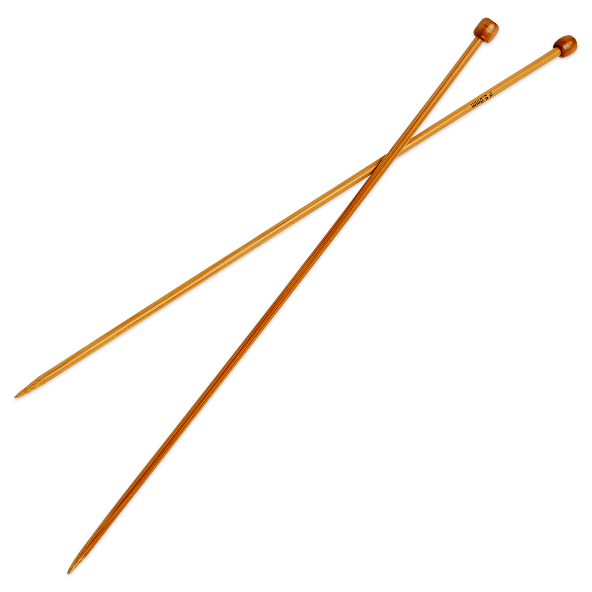 Stricknadeln Bambus 35cm Nr. 5 1 Paar
