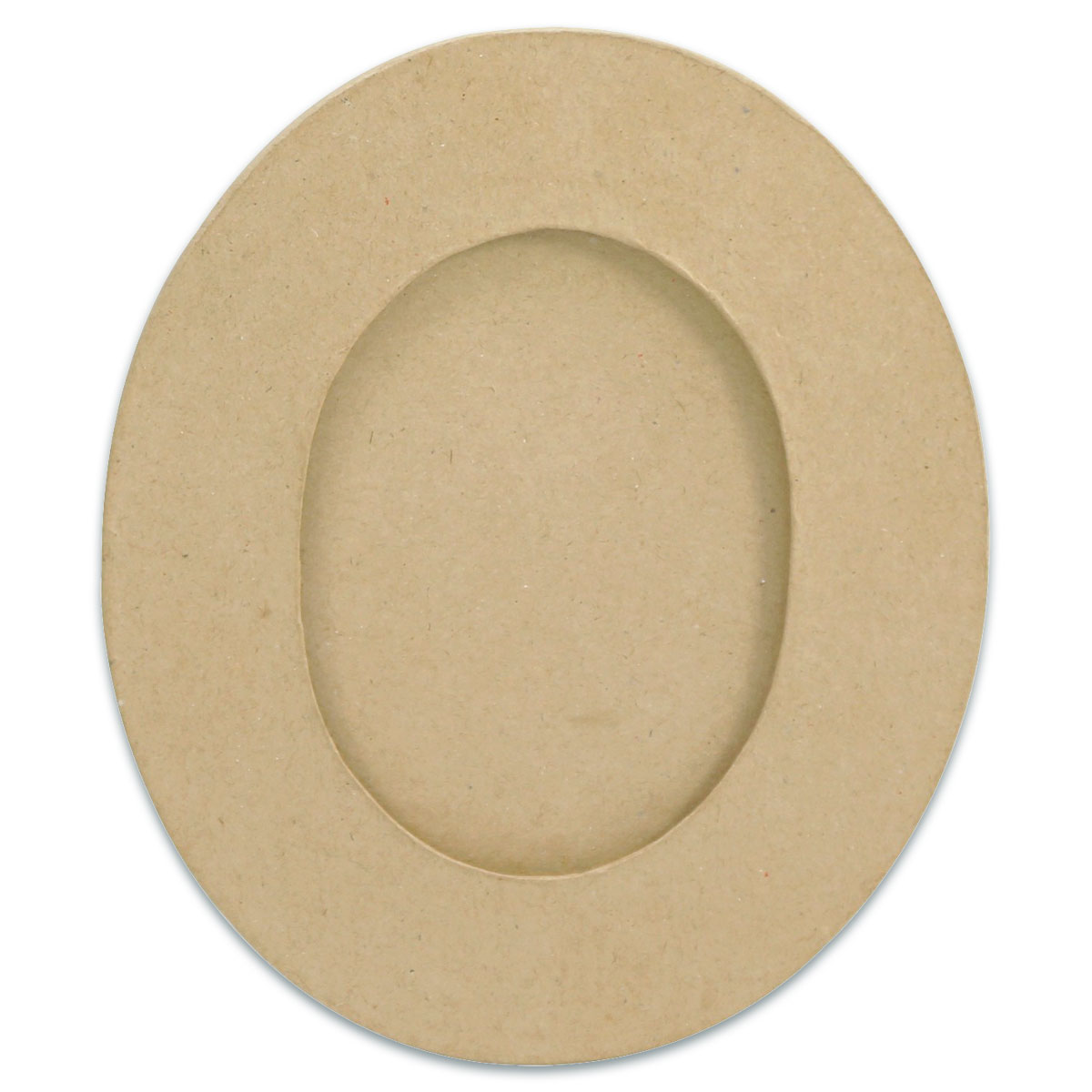 Bilderrahmen oval Pappe 23,5x30x0,8cm natur