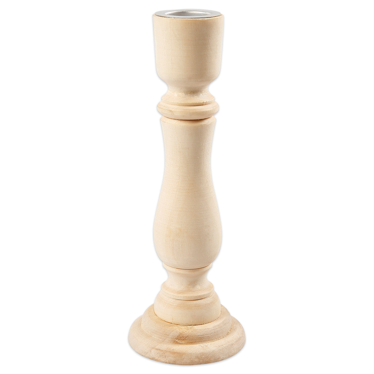 Kerzenleuchter Holz 16,5cm natur