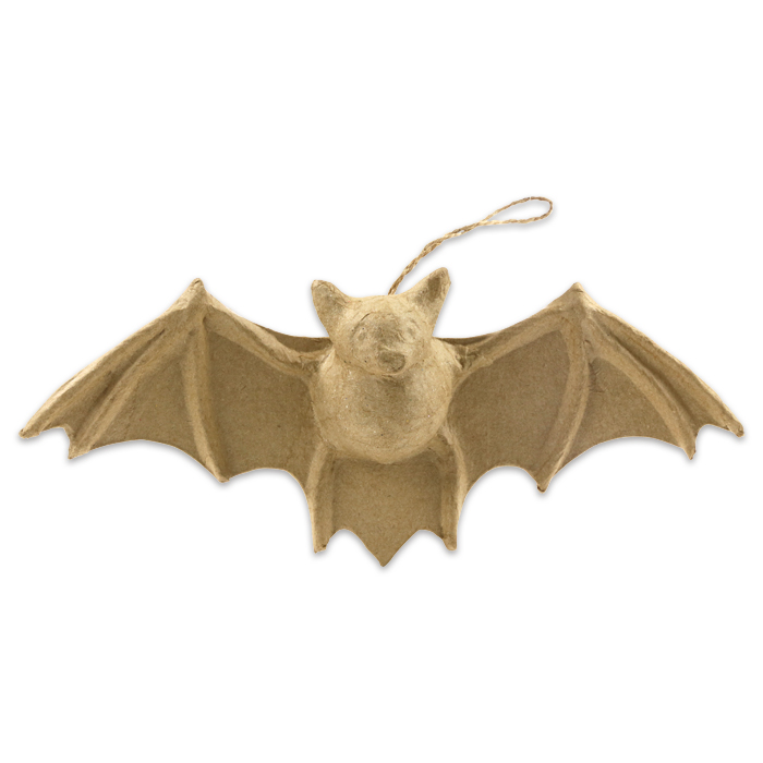 Fledermaus Pappmaché 4x21x10cm