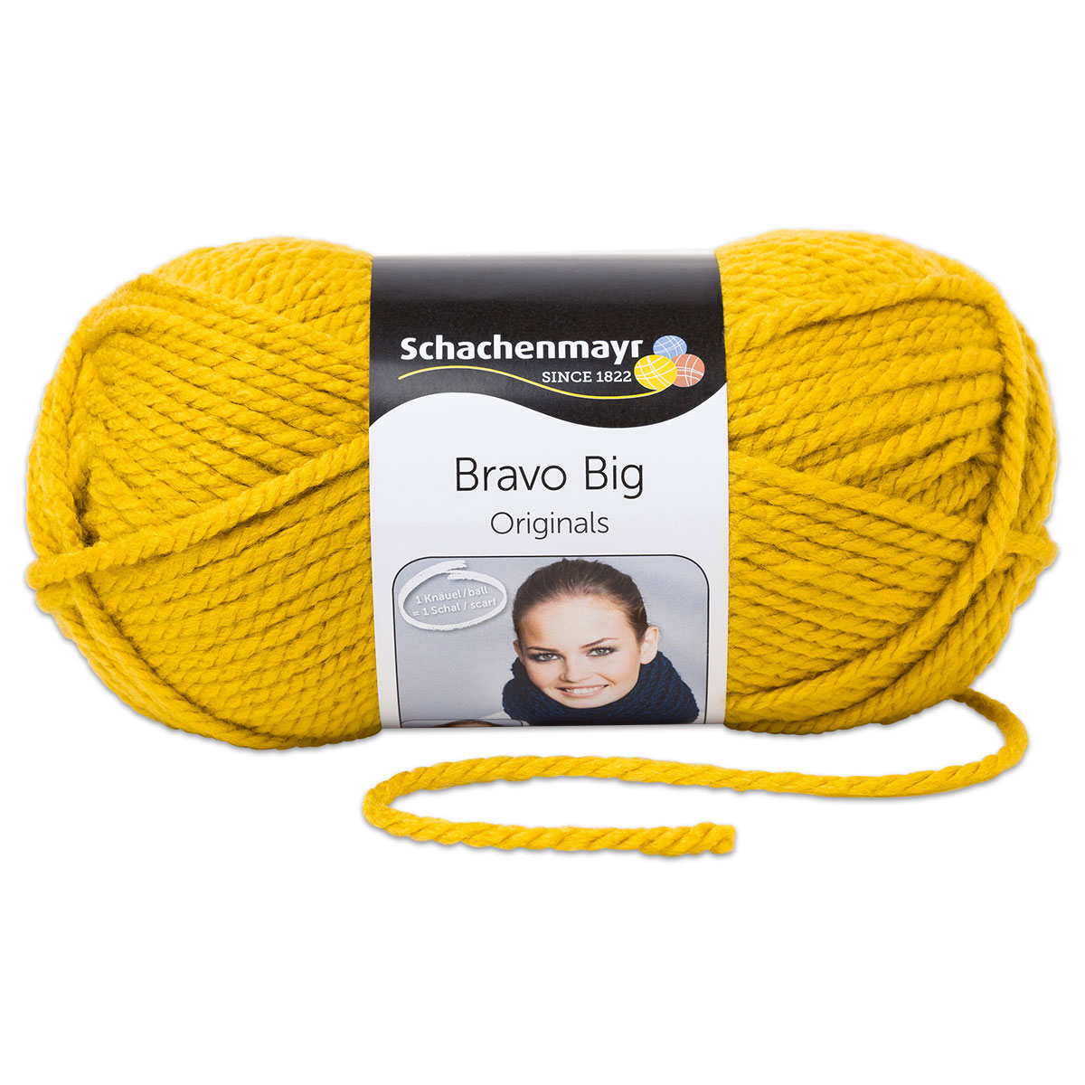 Wolle Bravo Big classic 200g goldfarben