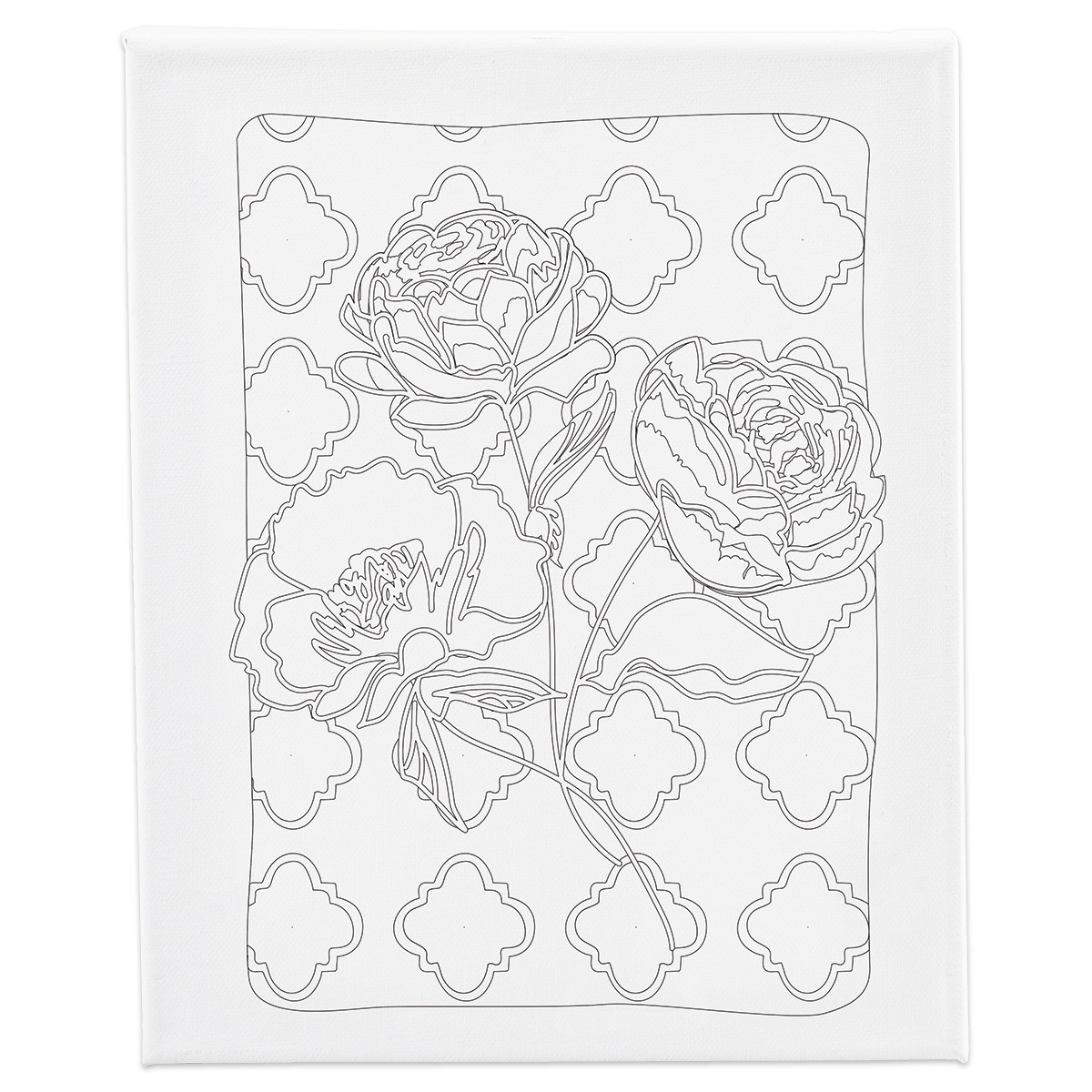 bedruckter Keilrahmen 24x30x1,6cm Rosen