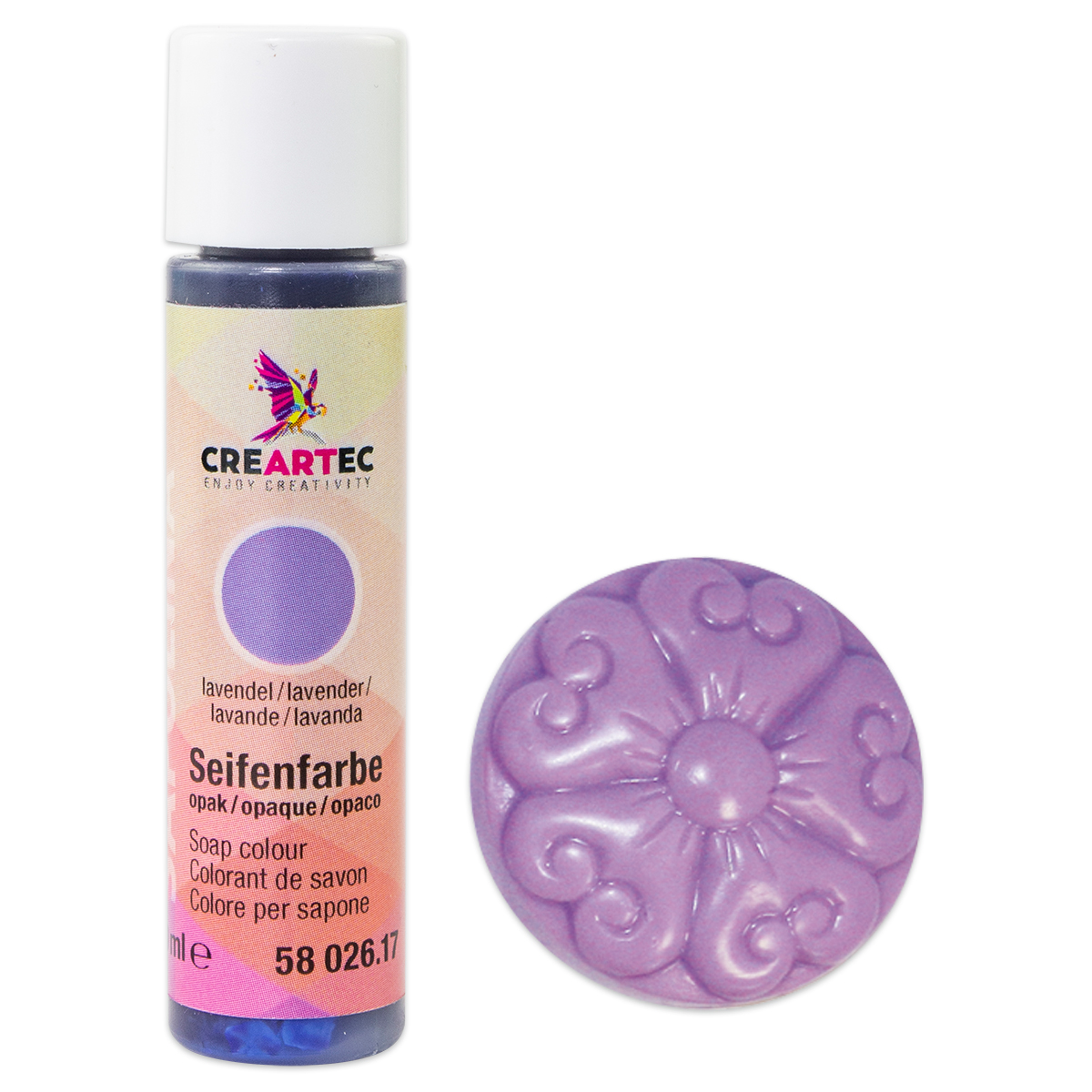 526582617D93OBlSTIZZY6 Sapolina Seifenfarbe 10ml opak lavendel