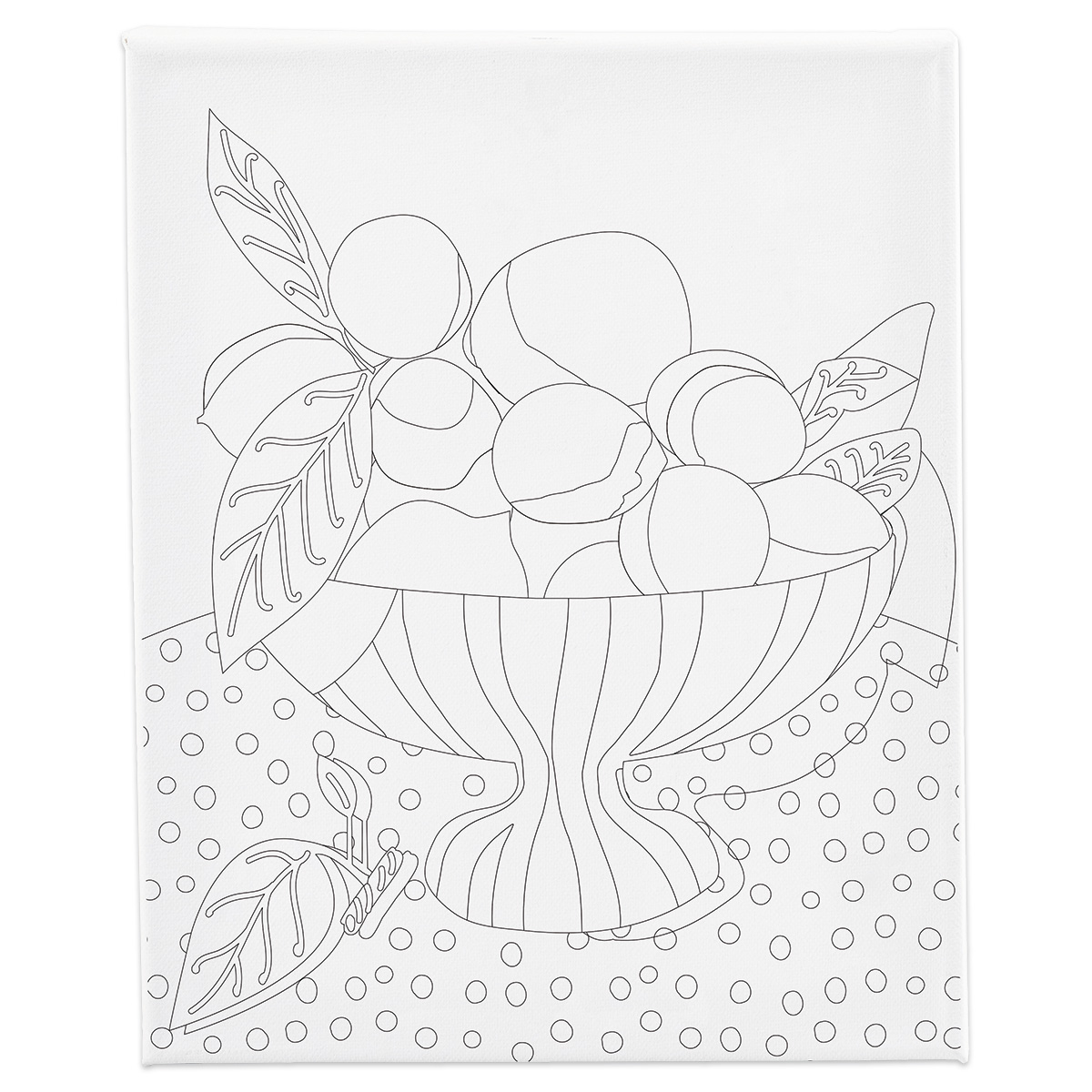 bedruckter Keilrahmen 24x30x1,6cm Obstschale