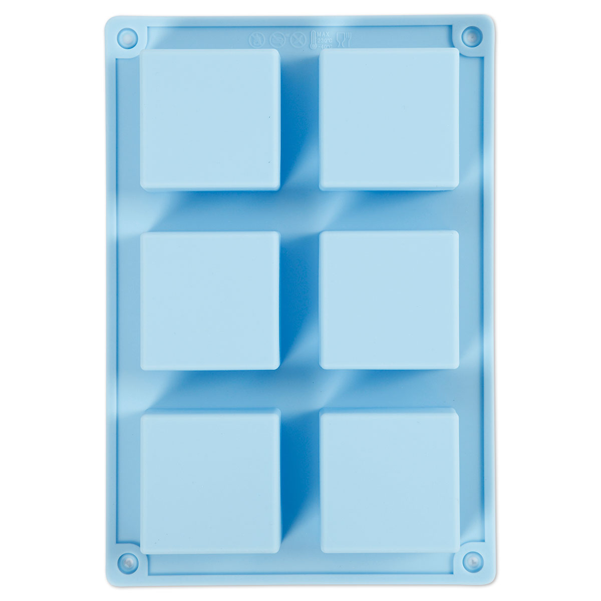 Silikonform Quadrat