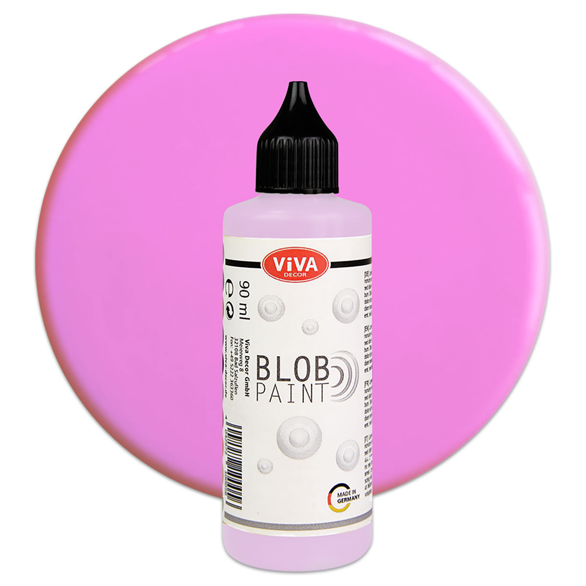 Viva Blob Paint Acrylfarbe 90ml rosa