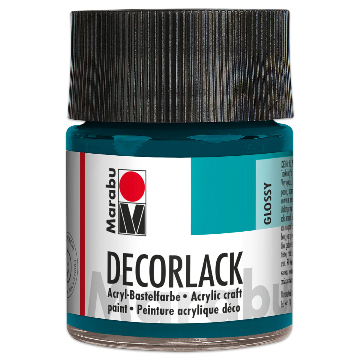 Decorlack Acryl glänzend 50ml türkis