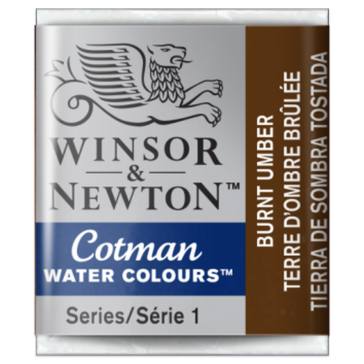 Winsor & Newton Cotman Aquarellfarbe Umber gebrannt