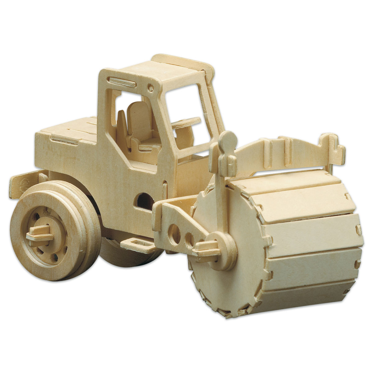 Holzbausatz Walze 22x12cm 64 Teile