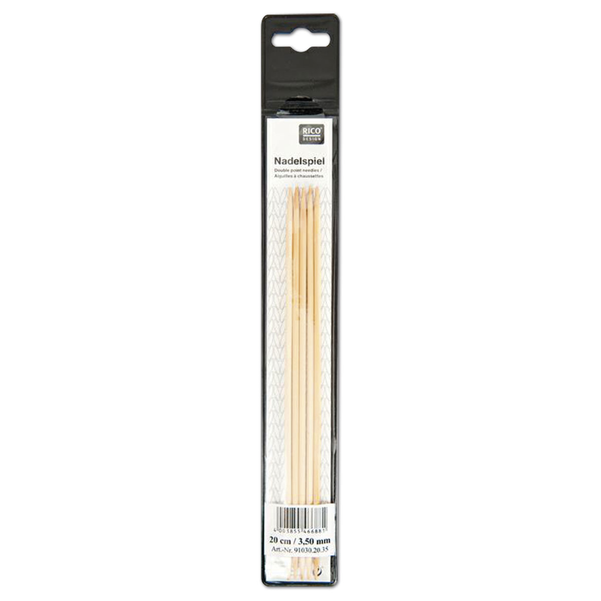 Nadelspiel Bambus 20cm 5 St. Nr. 2,5