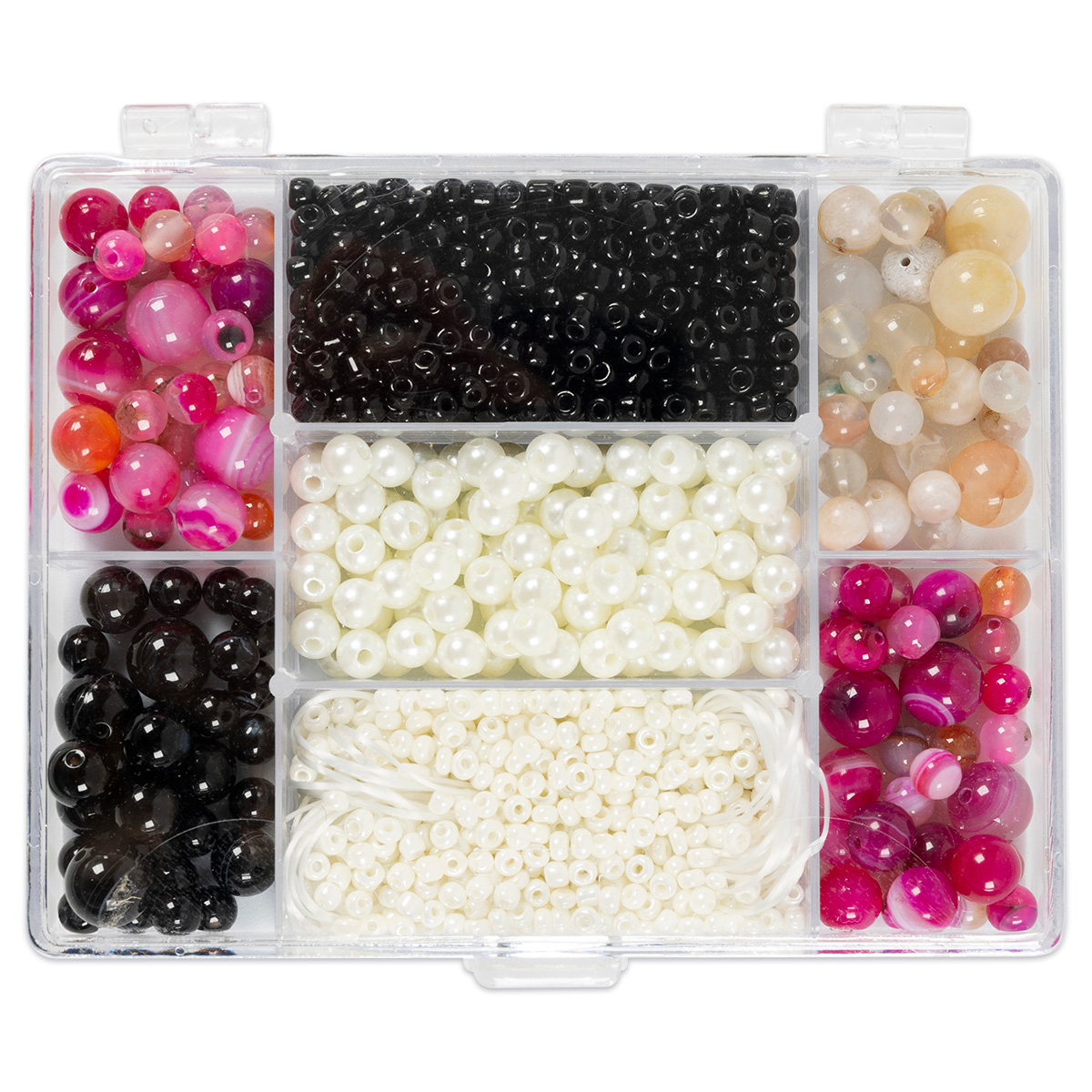 Mini-Kreativset Mix Schmuck Achate pinktöne