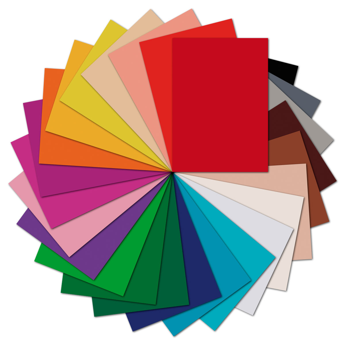 Tonpapier 130g/m² DIN A3 250 Bl./25 Farben