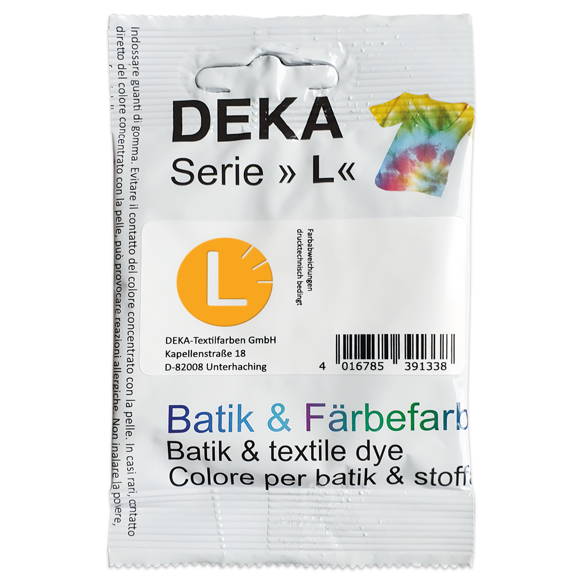 Deka-Serie L Textilfarbe 10g orange