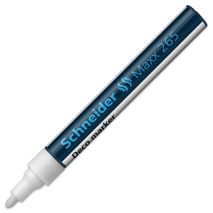 Kreidemarker Maxx 265 Rundspitze 2-3mm weiß