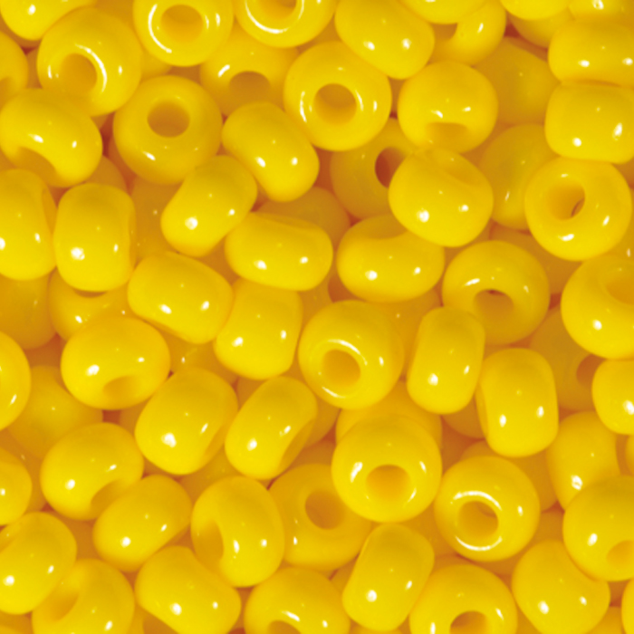 Rocailles satt glänzend 2,6mm 17g eigelb