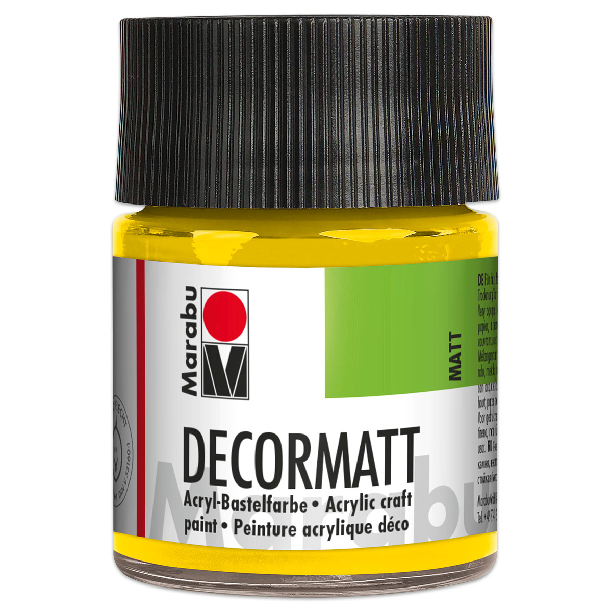 Decorlack Acryl matt 50ml gelb