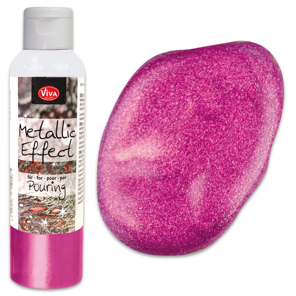 Metallic Effect für Pouring 120ml magenta