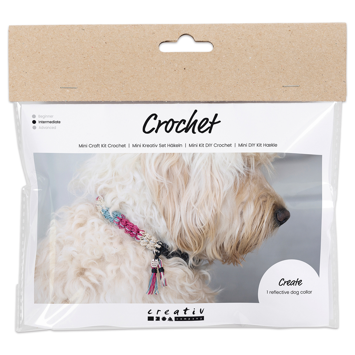 Mini-Kreativset Häkeln Hundehalsband