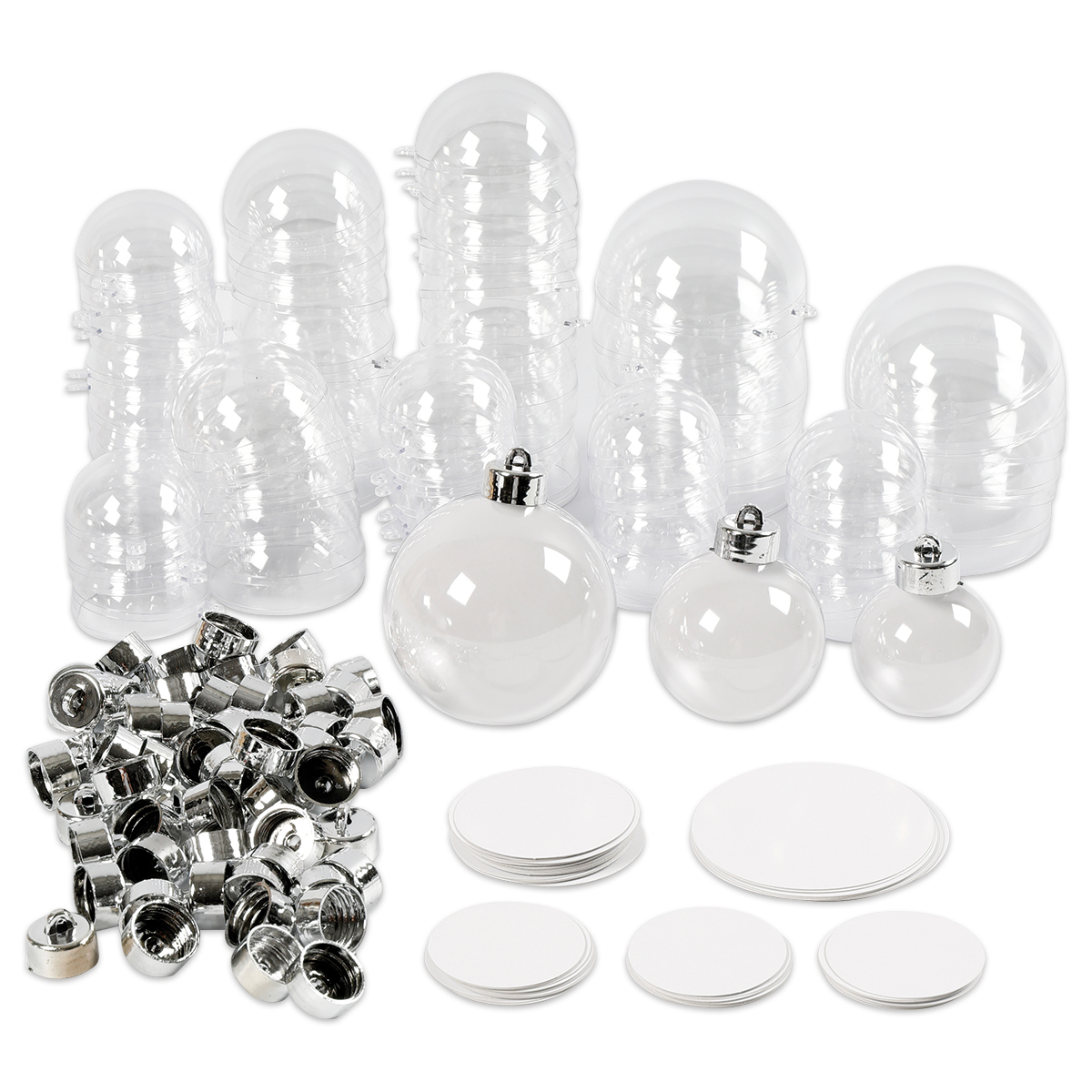 Dekokugeln-Set incl. Pappeinsätzen 60 St.