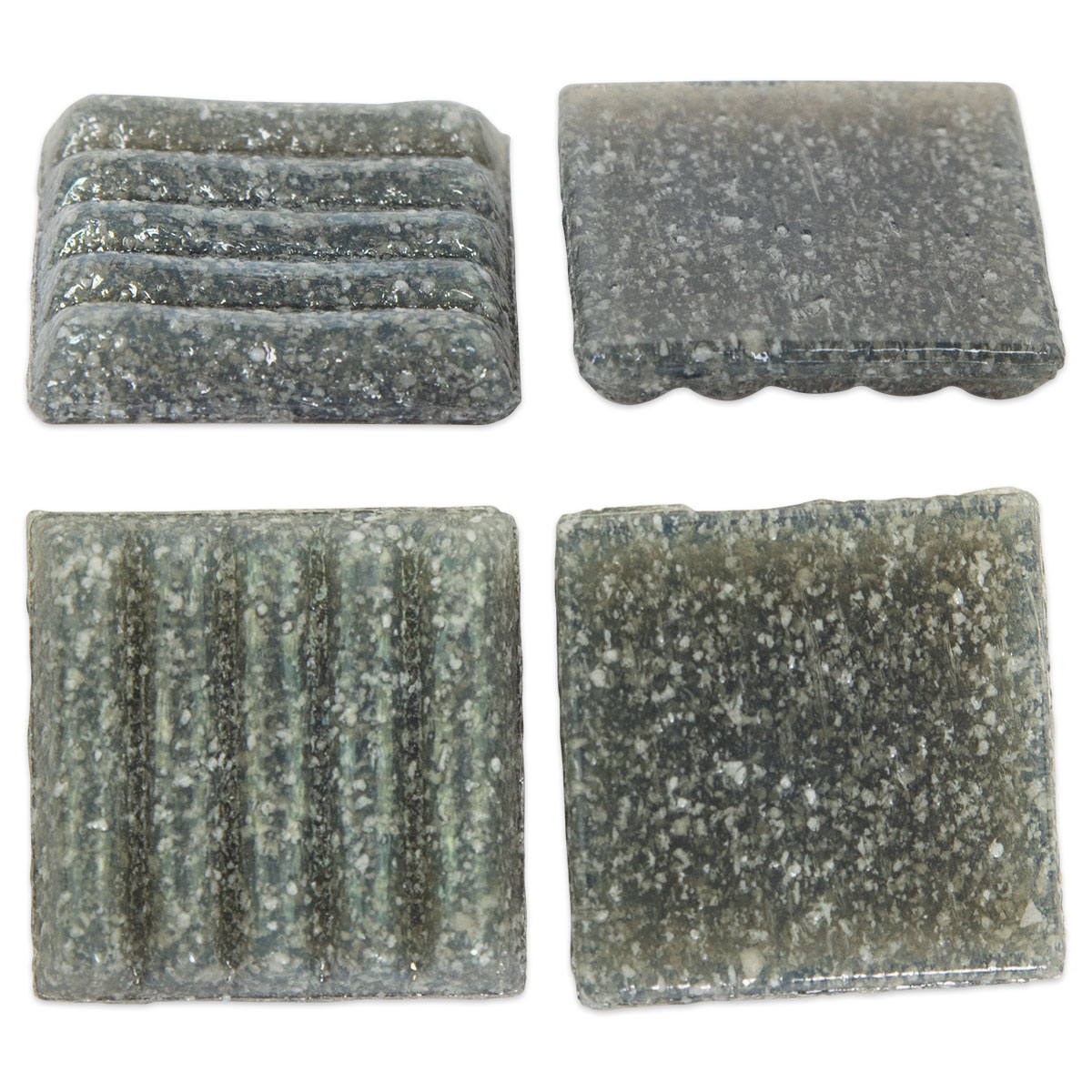 Glasmosaik Joy 20x20x4mm 1kg silbergrau Glasmosaik Joy 20x20x4mm 1kg silbergrau