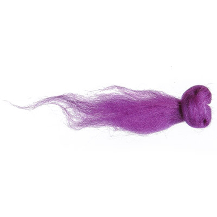 Kammzugwolle Merino 50g dunkellila