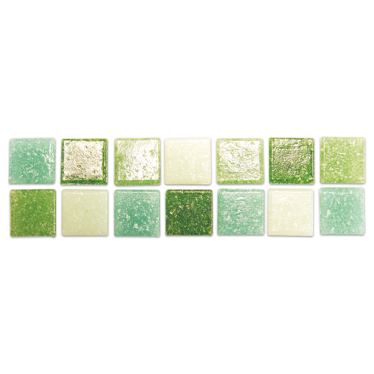Glasmosaik Joy 20x20x4mm 200g grün mix Glasmosaik Joy 20x20x4mm 200g grün mix