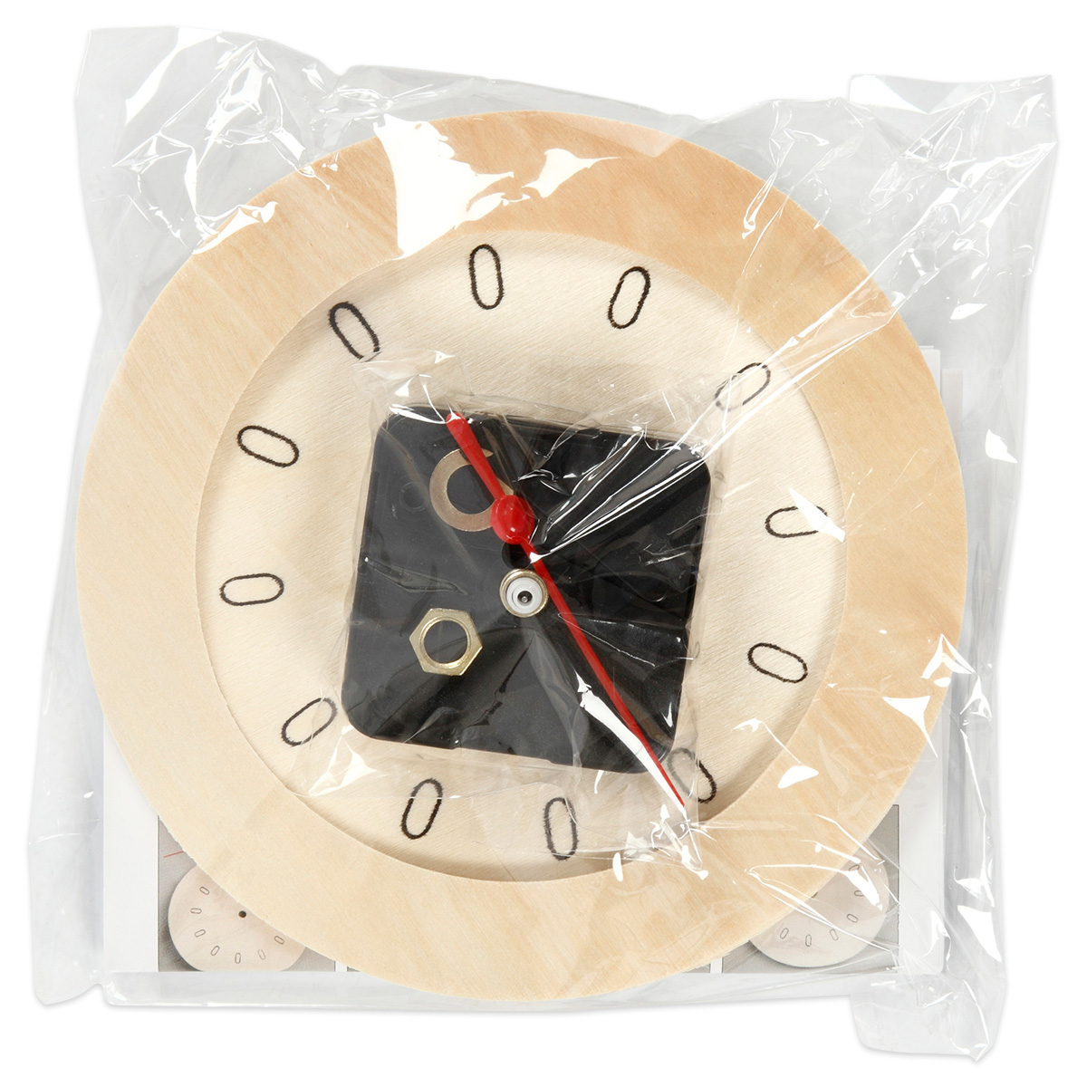 50354426_1 Uhr rund Sperrholz 6mm 15cm natur