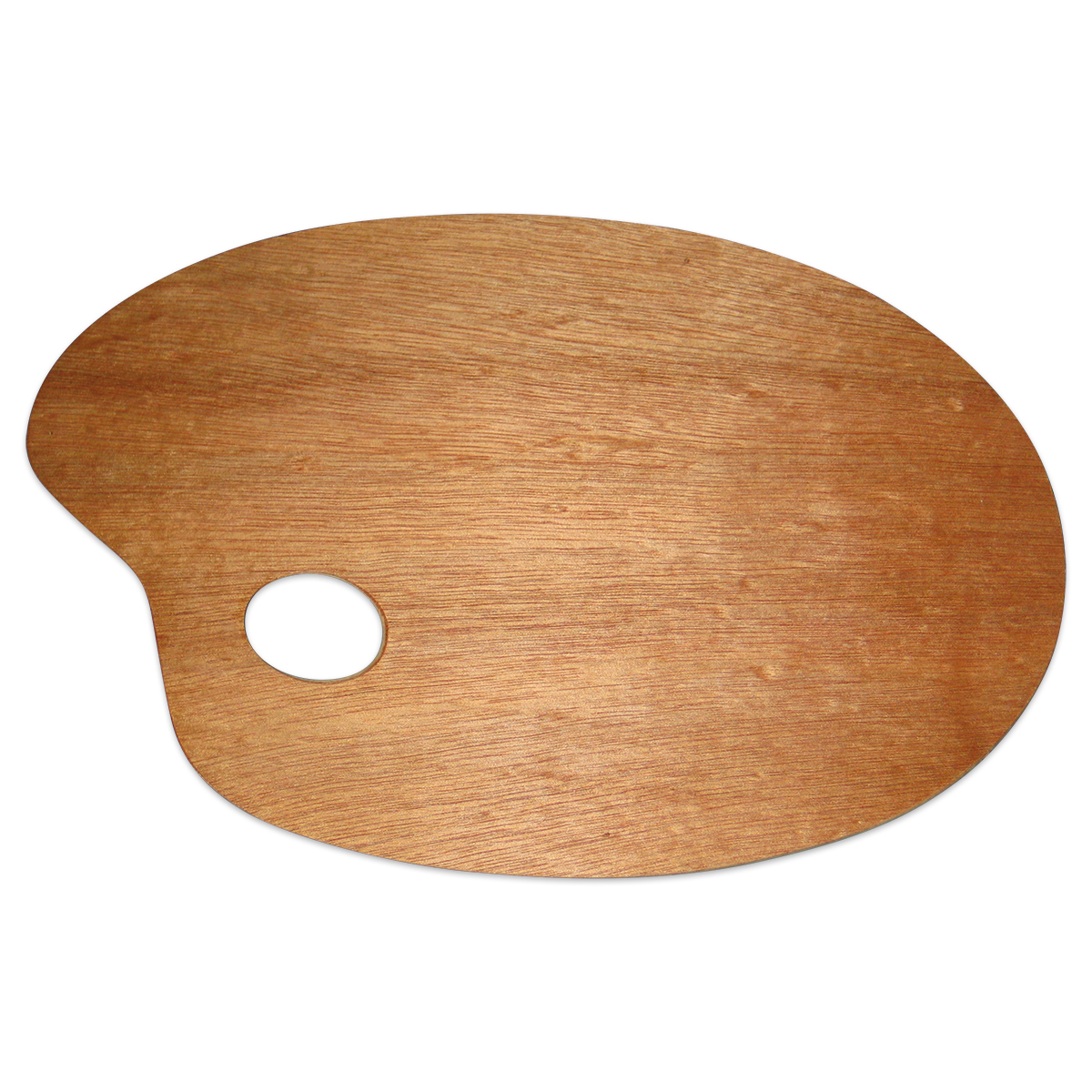 Holzpalette oval 20x30cm natur
