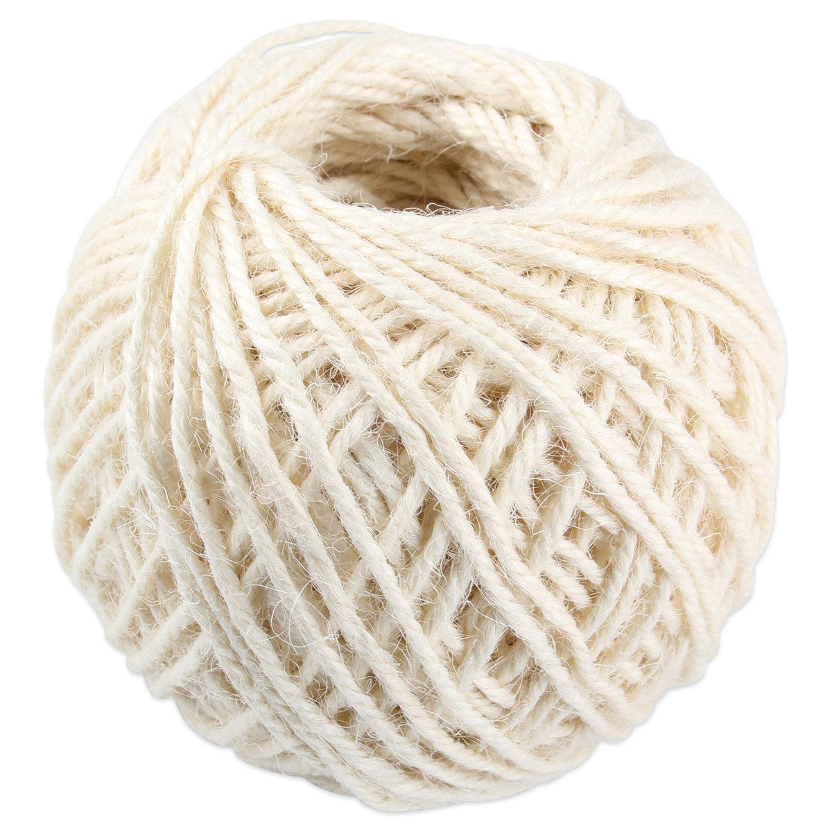 Jutekordel Ø 2mm 40m creme