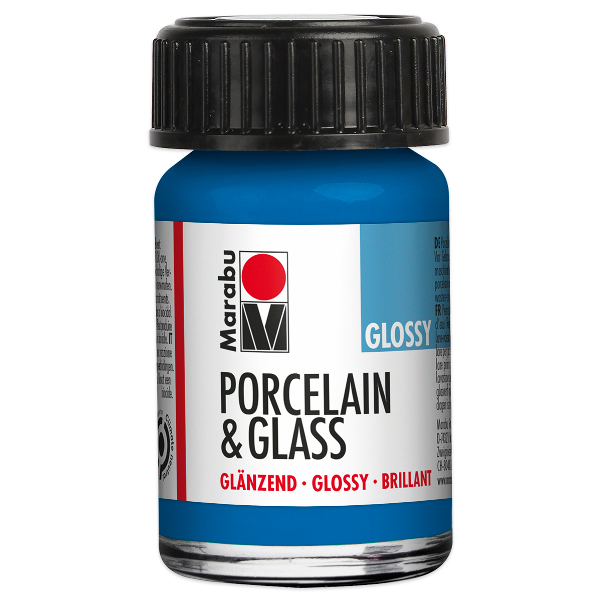 Marabu Porzellan- & Glasmalfarbe 15ml enzian