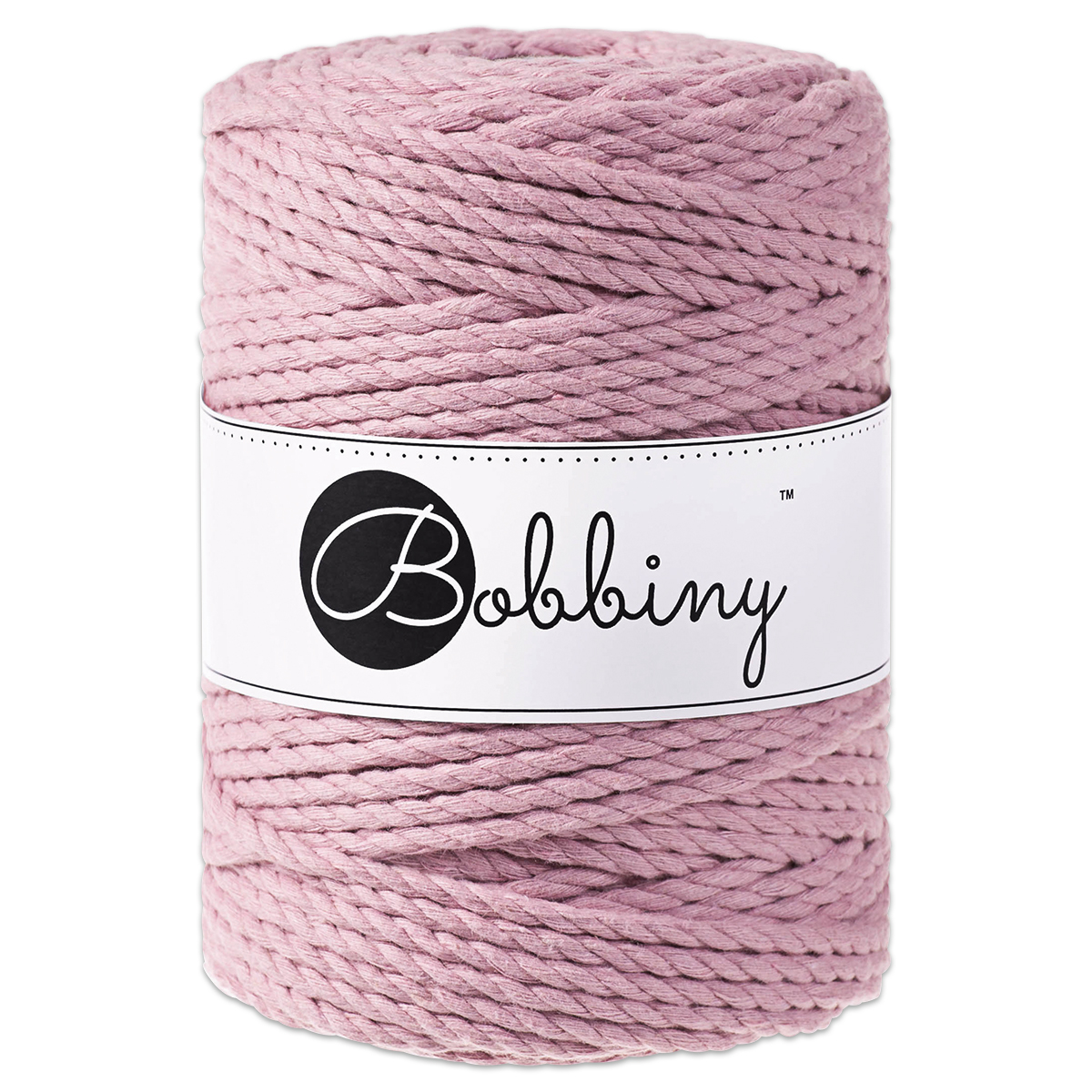 Bobbiny 3PLY Makramee-Kordel Ø 5mm dusty pink