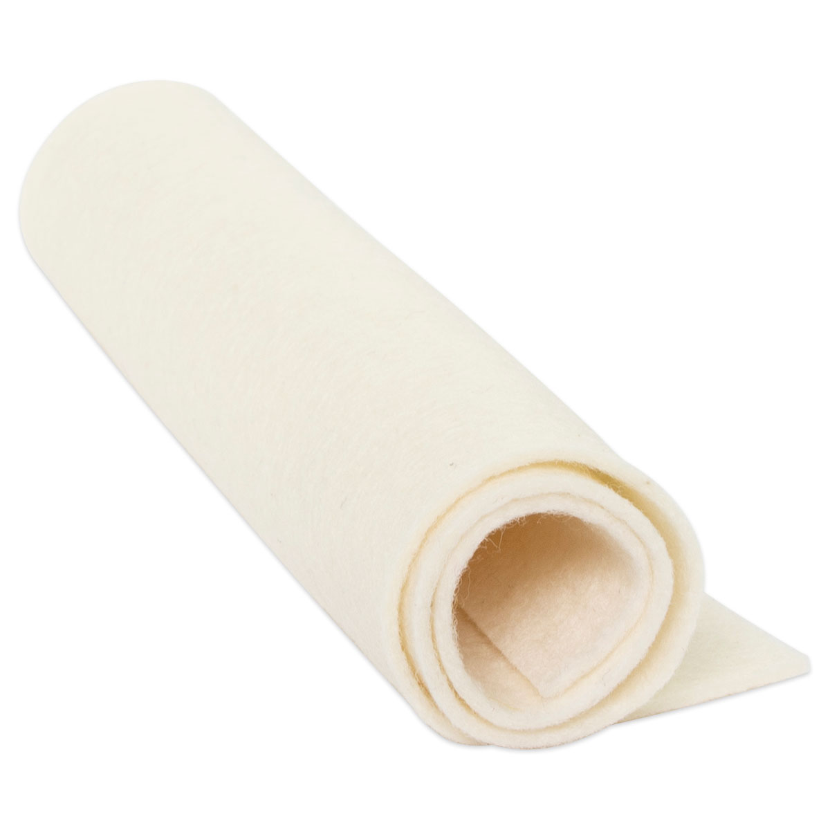 Wollfilz ca. 1-1,2mm 20x30cm - ecru