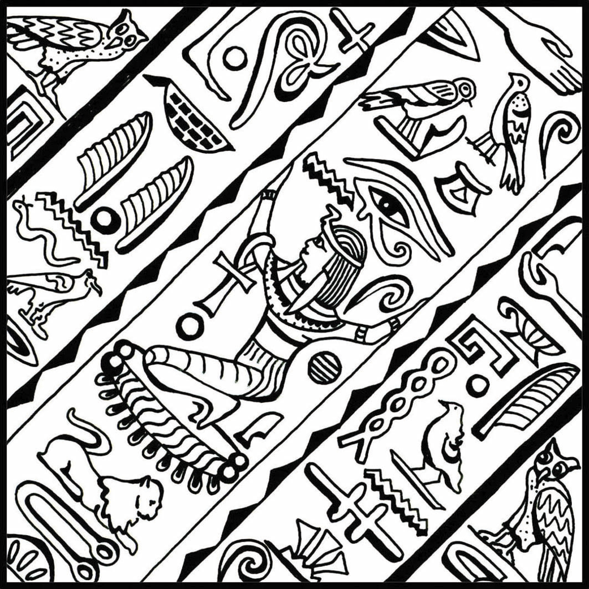 Texturmatte Gummi 9x9cm Egypt