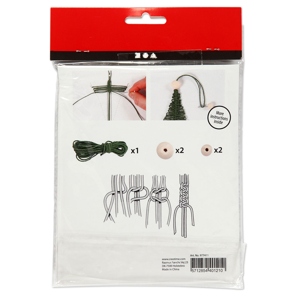 50377411_1C7ovcRjUdsW4X Mini-Kreativset Weihnachtsbaum Makramee ca. 11cm