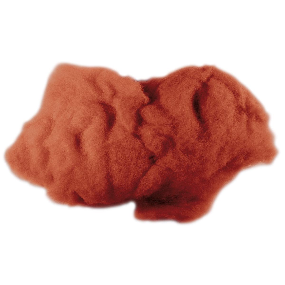 Krempelwolle max. 27mic 100g lachsorange