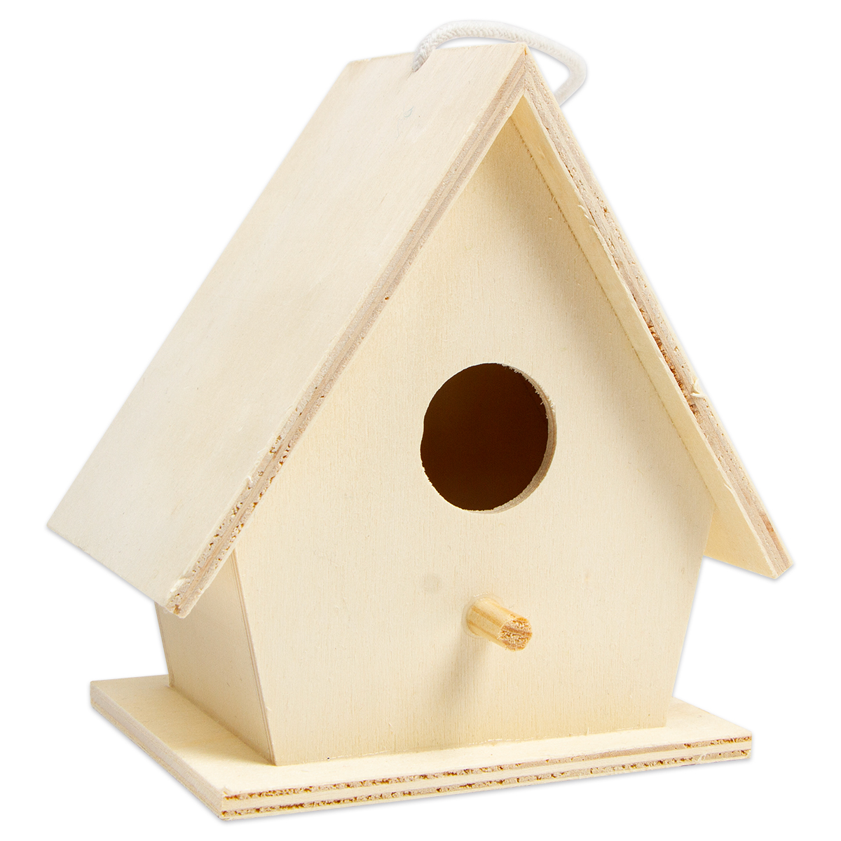 Nistkasten zum Hängen Holz 11x9x6,5cm natur