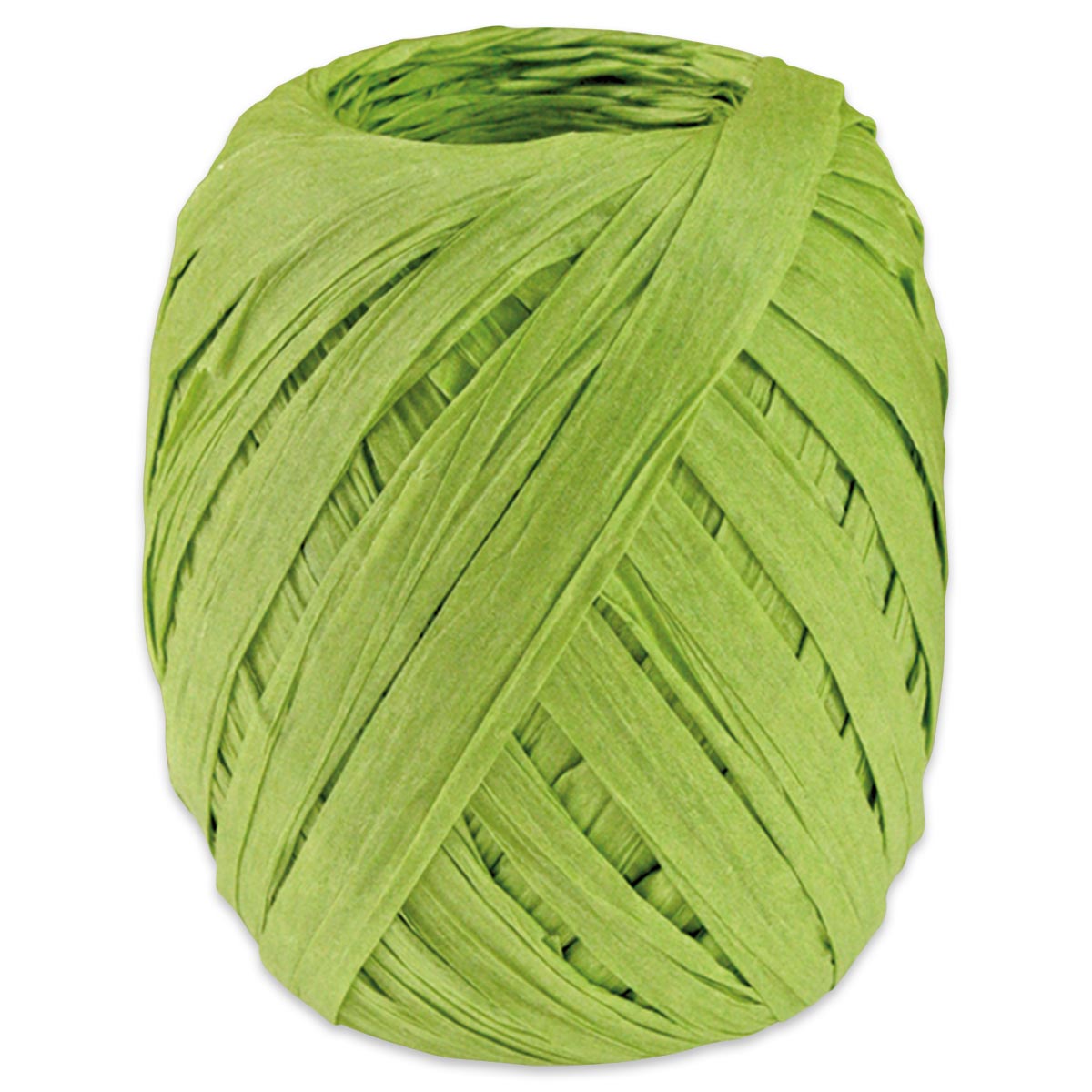 Paper-Raffia Bastband 10mm 30m apfelgrün
