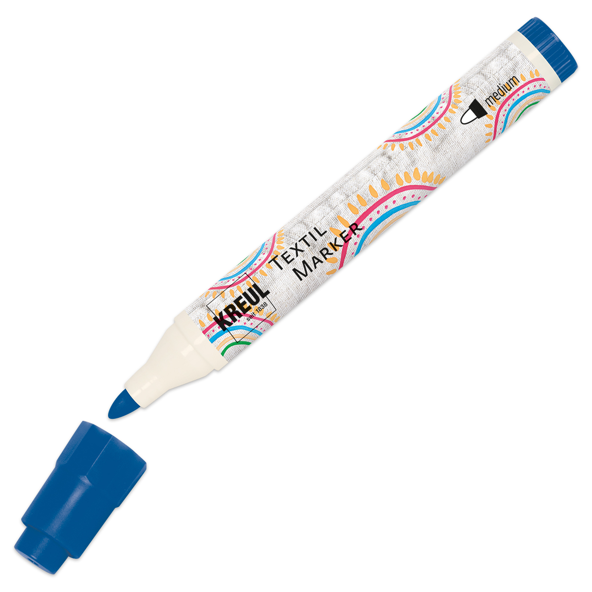 KREUL Textil Marker medium blau