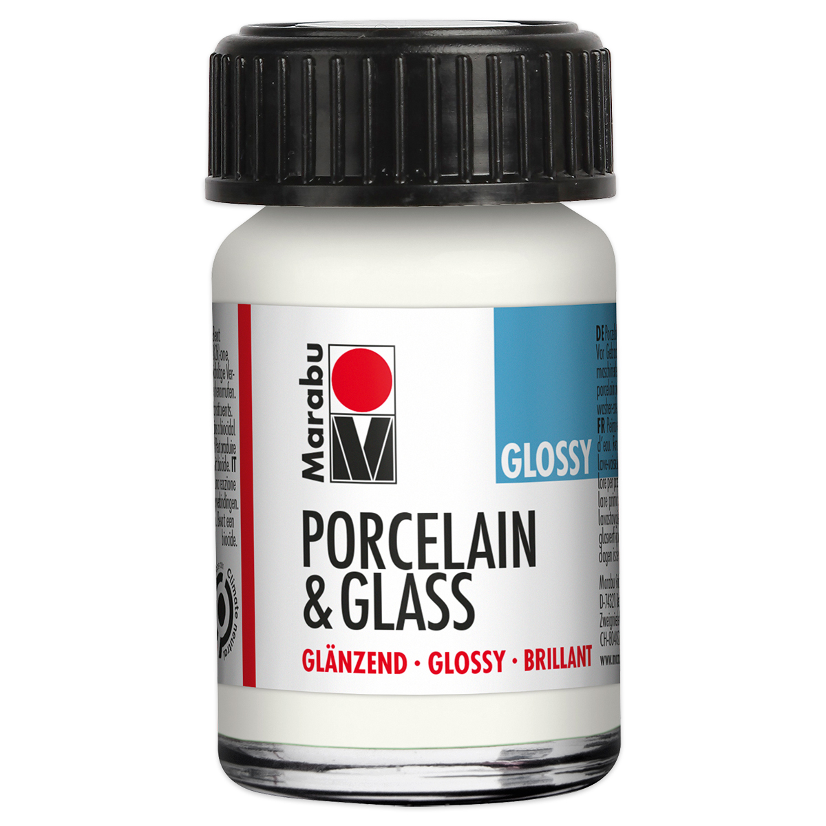 Marabu Porzellan- & Glasmalfarbe 15ml weiß