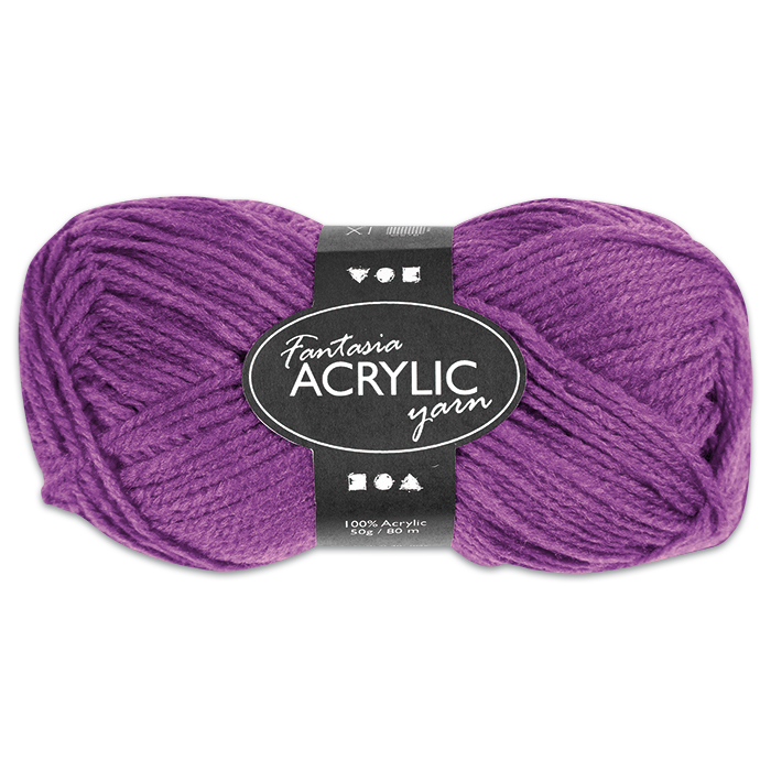 Fantasia Acryl-Wolle 50g lila