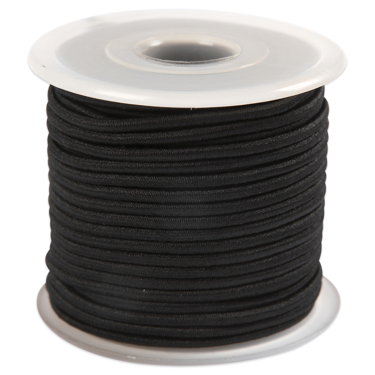 Gummikordel 2mm 25m schwarz